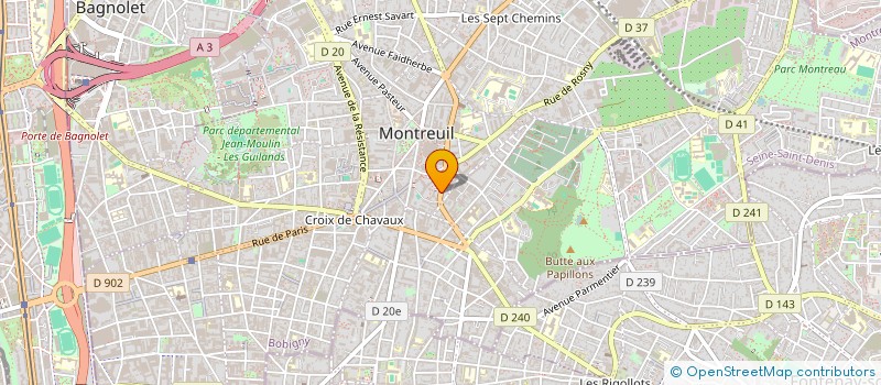 localisation de l'entreprise MONSIEUR YOUCEF AZIKI à MONTREUIL
