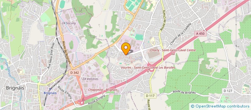 localisation de l'entreprise MONSIEUR YOUCEF AZZOUZ  SAINT-GENIS-LAVAL