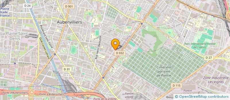 localisation de l'entreprise MONSIEUR YOUCEF BABOURI  AUBERVILLIERS