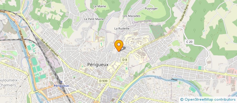 localisation de l'entreprise MONSIEUR YOUCEF BACHA  PERIGUEUX