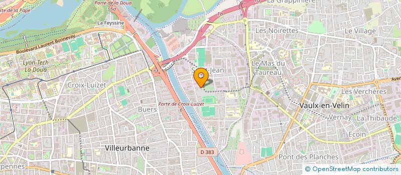 localisation de l'entreprise MONSIEUR YOUCEF BADAOUI  VILLEURBANNE