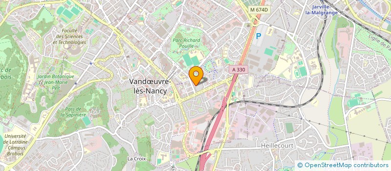 localisation de l'entreprise MONSIEUR YOUCEF BAGHDALI  VANDUVRE-LES-NANCY