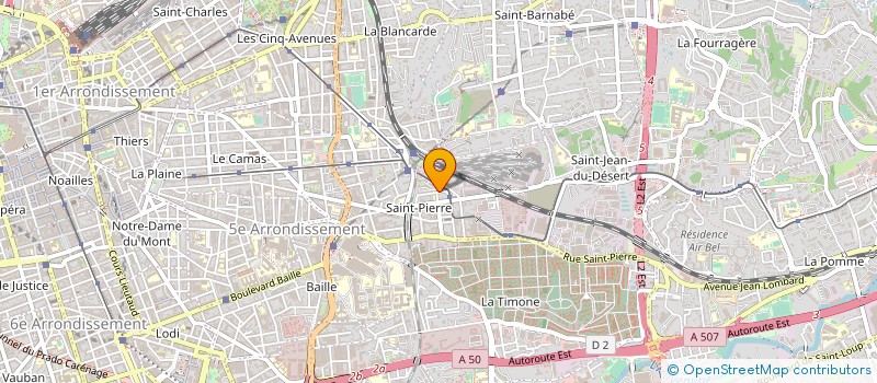 localisation de l'entreprise MONSIEUR YOUCEF BALDJI à MARSEILLE