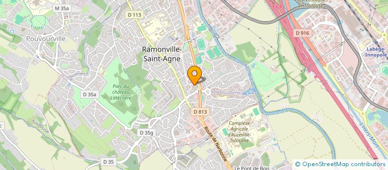localisation de l'entreprise MONSIEUR YOUCEF BEKKADOURI  RAMONVILLE-SAINT-AGNE
