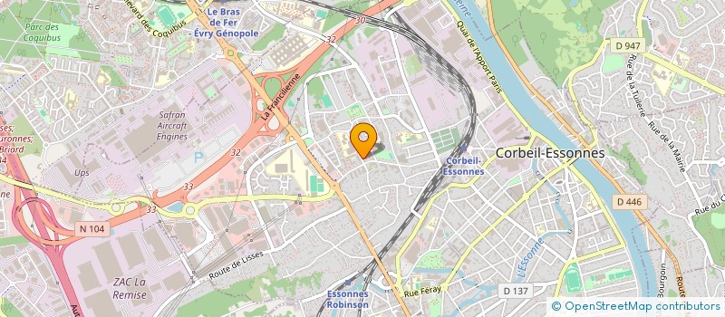 localisation de l'entreprise MONSIEUR YOUCEF BELKADI à CORBEIL-ESSONNES