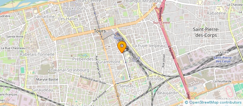 localisation de l'entreprise MONSIEUR YOUCEF BENHALIMA  TOURS