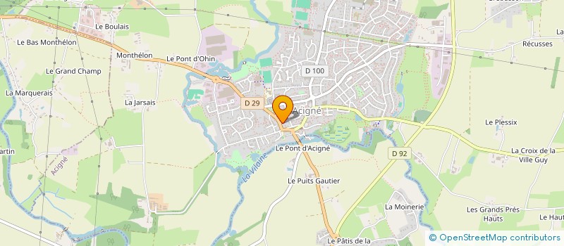 localisation de l'entreprise MONSIEUR YOUCEF BETKA  ACIGNE