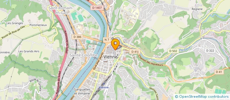 localisation de l'entreprise MONSIEUR YOUCEF BOUALI à VIENNE