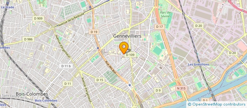 localisation de l'entreprise MONSIEUR YOUCEF BOUCHELKIA à GENNEVILLIERS