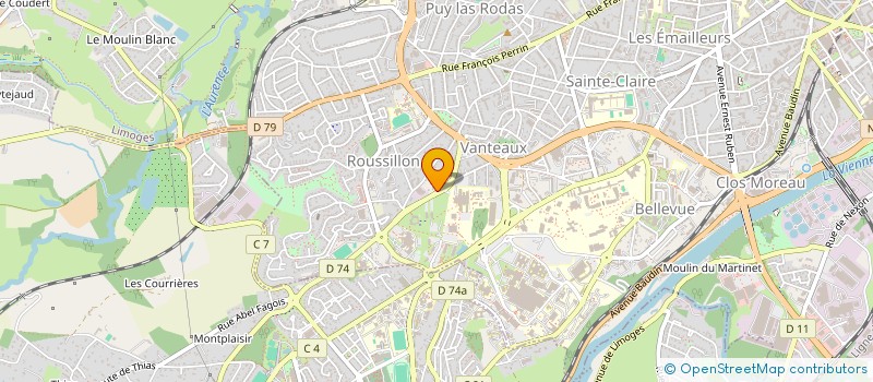 localisation de l'entreprise MONSIEUR YOUCEF BOUDINAR à LIMOGES