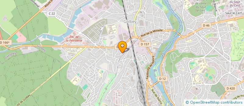 localisation de l'entreprise MONSIEUR YOUCEF BOUHAMIDI  GOLBEY