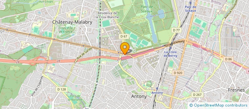 localisation de l'entreprise MONSIEUR YOUCEF BOURDACHE à ANTONY