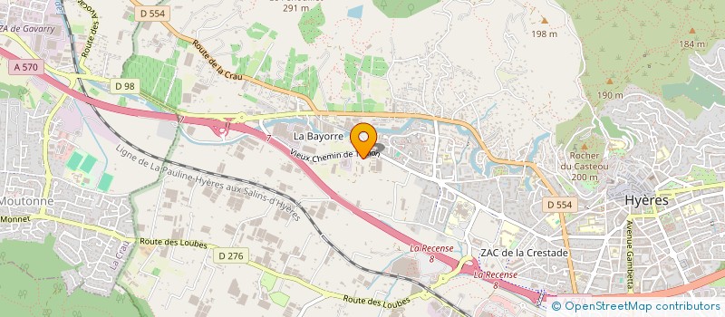 localisation de l'entreprise MONSIEUR YOUCEF BOURIHIA HATMEN  HYERES