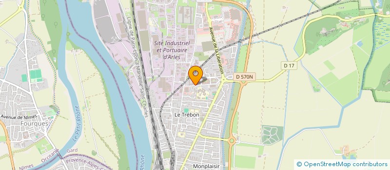 localisation de l'entreprise MONSIEUR YOUCEF CHAOUCH à ARLES