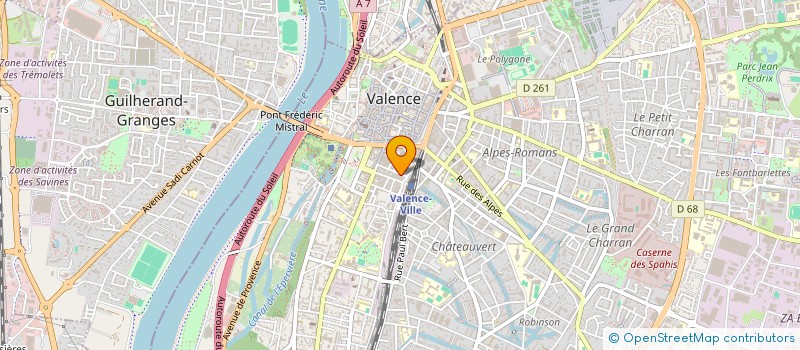 localisation de l'entreprise MONSIEUR YOUCEF CHARRA  VALENCE