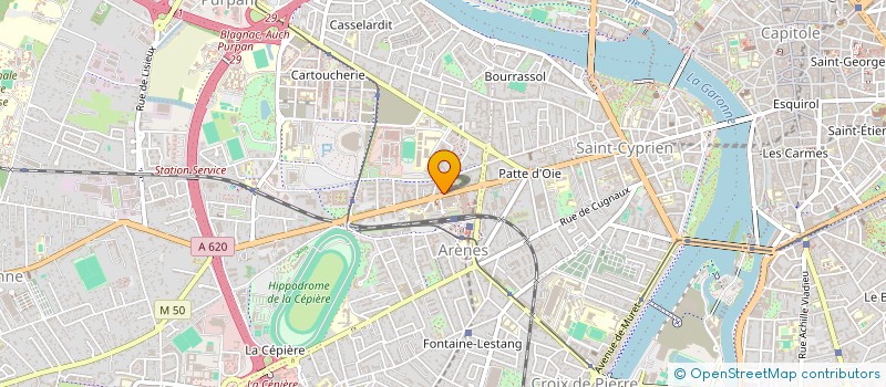 localisation de l'entreprise MONSIEUR YOUCEF CHERGUI  TOULOUSE