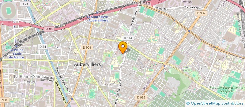 localisation de l'entreprise MONSIEUR YOUCEF DALI à AUBERVILLIERS