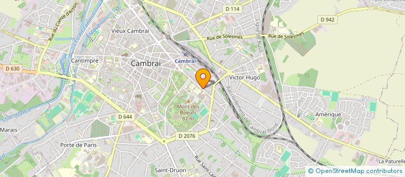 localisation de l'entreprise MONSIEUR YOUCEF DARNAMOUS  CAMBRAI