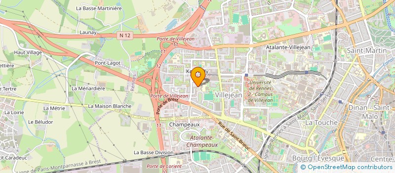 localisation de l'entreprise MONSIEUR YOUCEF DENDANI  RENNES