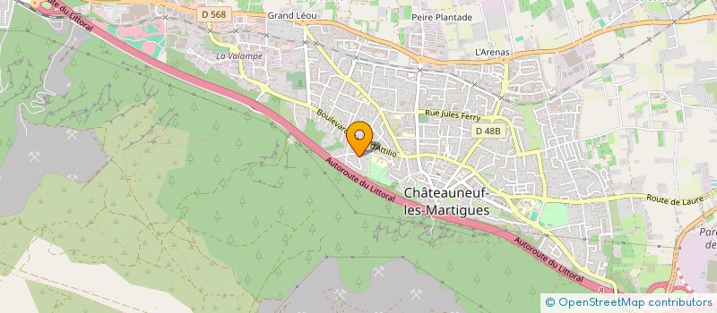 localisation de l'entreprise MONSIEUR YOUCEF DJANEH à CHATEAUNEUF-LES-MARTIGUES