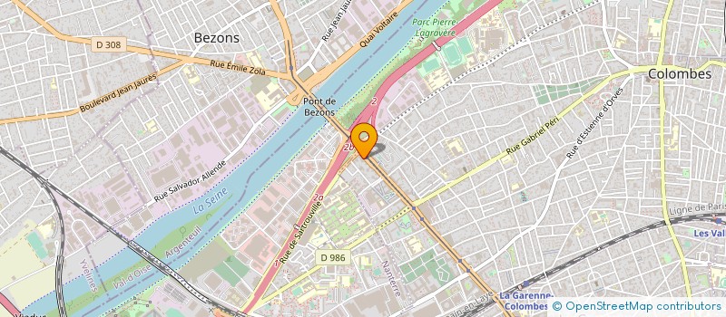localisation de l'entreprise MONSIEUR YOUCEF DJELLAB  COLOMBES