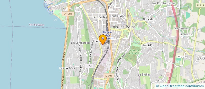 localisation de l'entreprise MONSIEUR YOUCEF DJELLAD  AIX-LES-BAINS