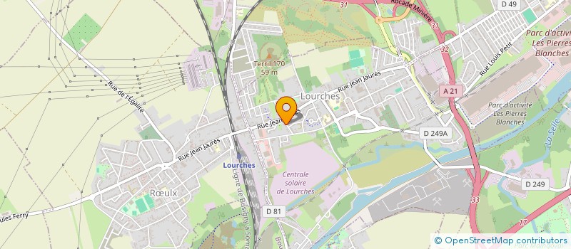 localisation de l'entreprise MONSIEUR YOUCEF DROUICHE  LOURCHES