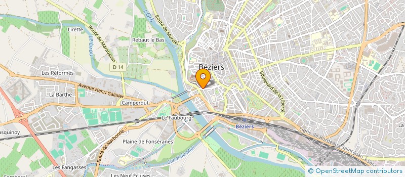 localisation de l'entreprise MONSIEUR YOUCEF ELHAOUATI  BEZIERS