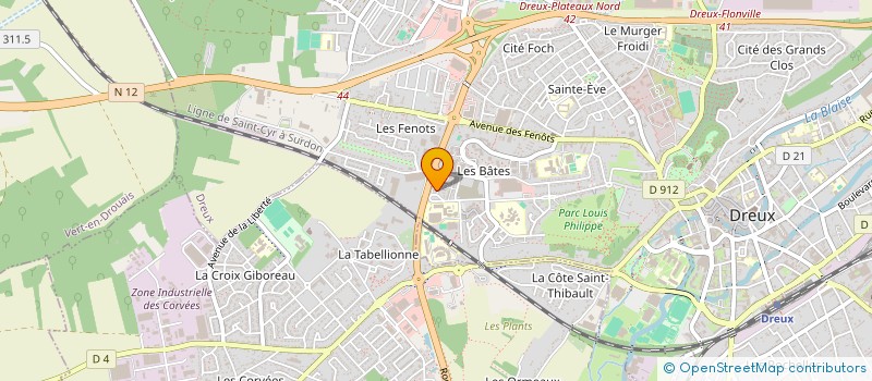 localisation de l'entreprise MONSIEUR YOUCEF GEMLI à DREUX