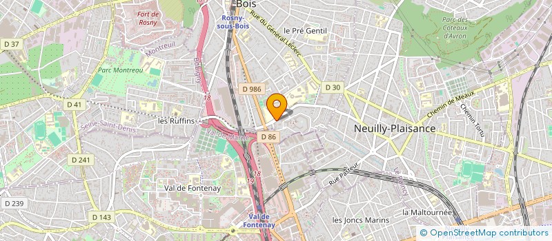 localisation de l'entreprise MONSIEUR YOUCEF GRINI à ROSNY-SOUS-BOIS
