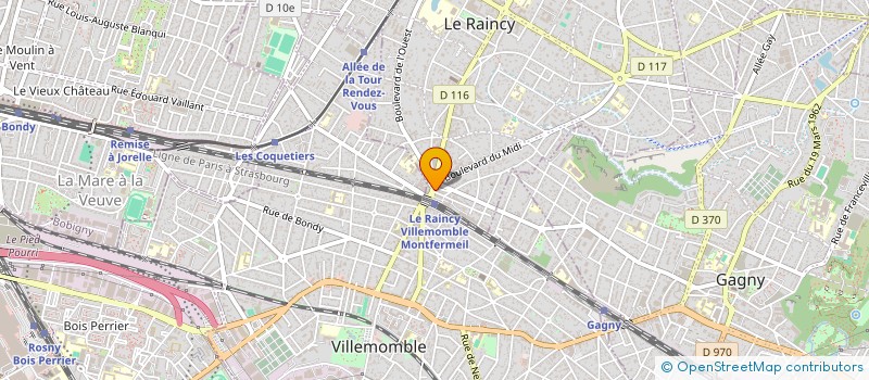 localisation de l'entreprise MONSIEUR YOUCEF HADDAR à LE RAINCY