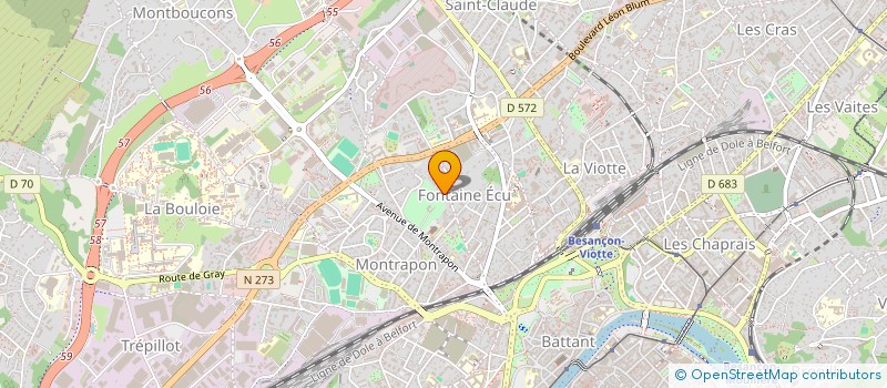 localisation de l'entreprise MONSIEUR YOUCEF HALOUANE à BESANCON