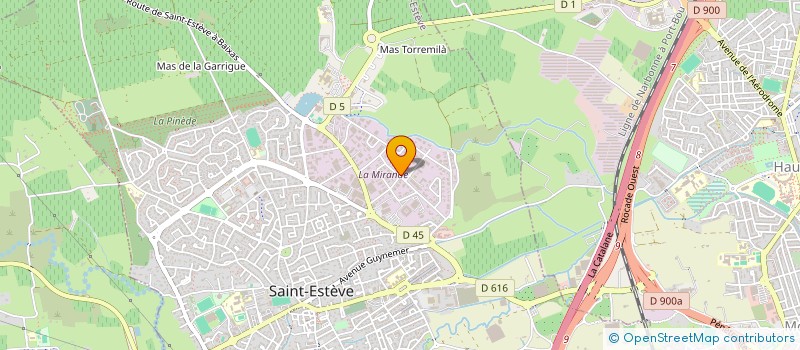 localisation de l'entreprise MONSIEUR YOUCEF HAMADOU  SAINT-ESTEVE