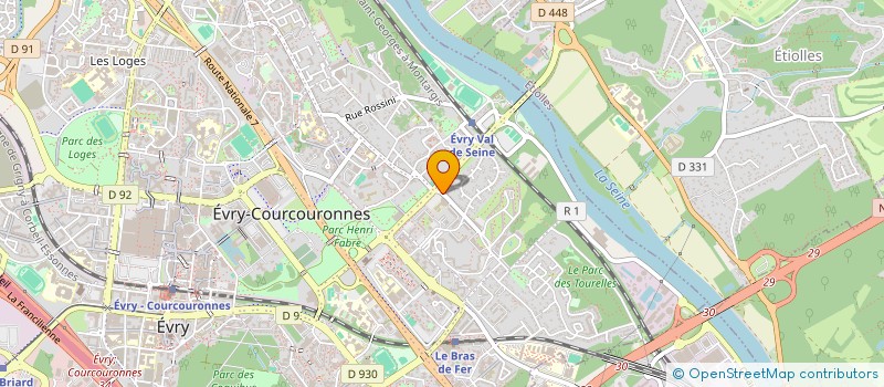 localisation de l'entreprise MONSIEUR YOUCEF HAMITOUCHE  EVRY-COURCOURONNES