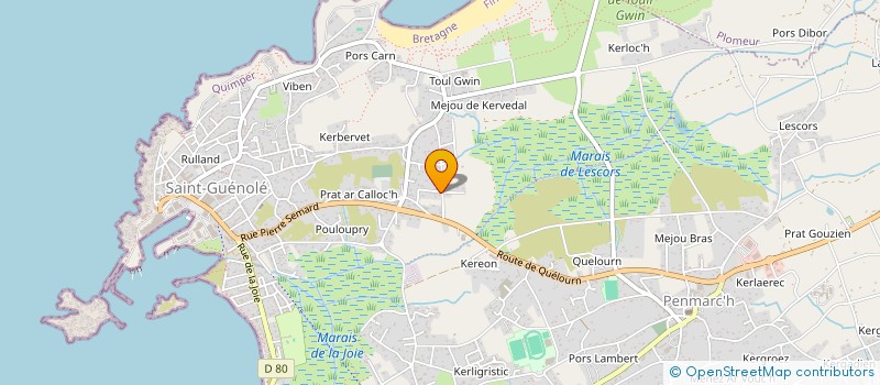 localisation de l'entreprise MONSIEUR YOUCEF HAMLAOUI  PENMARCH