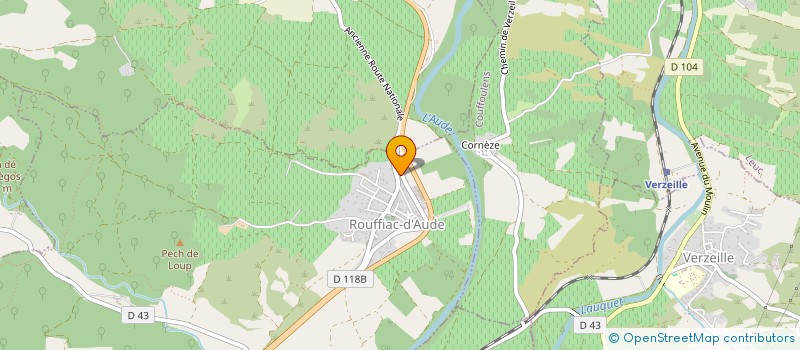 localisation de l'entreprise MONSIEUR YOUCEF HAMMOUCH  ROUFFIAC D'AUDE