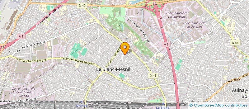 localisation de l'entreprise MONSIEUR YOUCEF HARBI à LE BLANC-MESNIL
