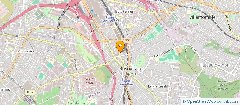 localisation de l'entreprise MONSIEUR YOUCEF HARKANE à ROSNY-SOUS-BOIS