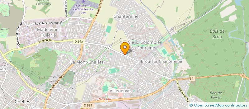 localisation de l'entreprise MONSIEUR YOUCEF HARROU  CHELLES