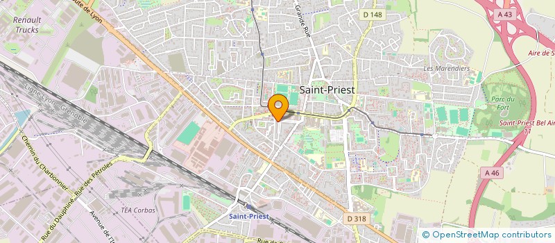 localisation de l'entreprise MONSIEUR YOUCEF HASSANI  SAINT-PRIEST