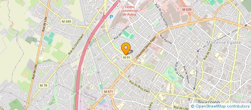 localisation de l'entreprise MONSIEUR YOUCEF IBARISSENE  TOURCOING