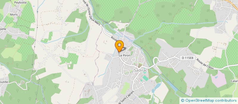 localisation de l'entreprise MONSIEUR YOUCEF IDRISSI  SADIRAC