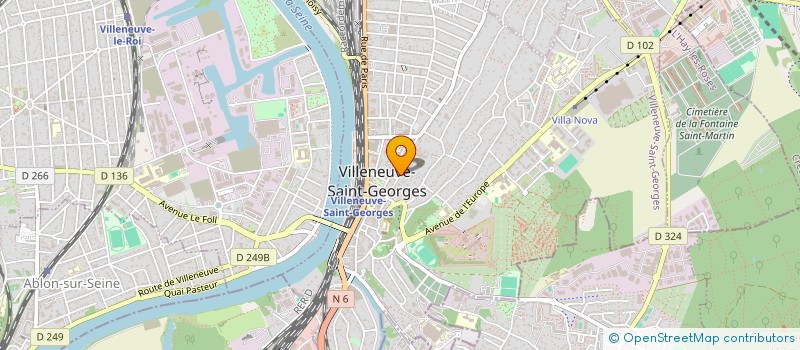 localisation de l'entreprise MONSIEUR YOUCEF IKKEN  VILLENEUVE-SAINT-GEORGES