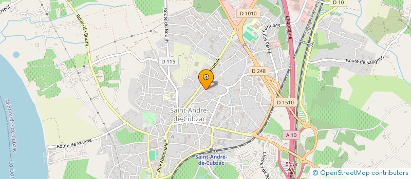 localisation de l'entreprise MONSIEUR YOUCEF KACEL à SAINT-ANDRE-DE-CUBZAC