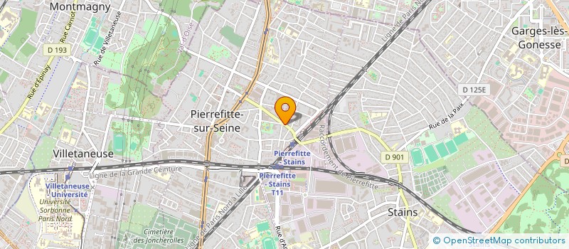 localisation de l'entreprise MONSIEUR YOUCEF KAOUANE à PIERREFITTE-SUR-SEINE