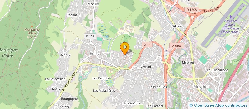 localisation de l'entreprise MONSIEUR YOUCEF KARFA  POISY