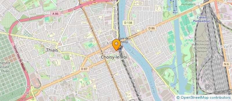 localisation de l'entreprise MONSIEUR YOUCEF KARI  CHOISY-LE-ROI