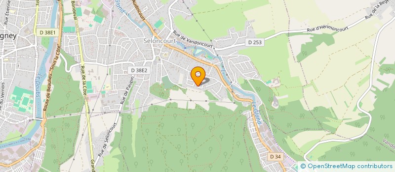 localisation de l'entreprise MONSIEUR YOUCEF KEBAILI  SELONCOURT