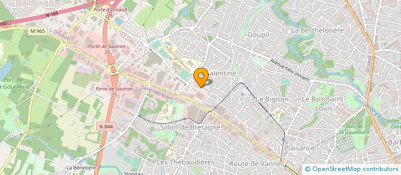 localisation de l'entreprise MONSIEUR YOUCEF KRIKA à ORVAULT