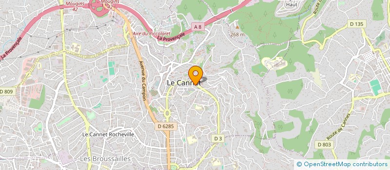 localisation de l'entreprise MONSIEUR YOUCEF LAIB à LE CANNET